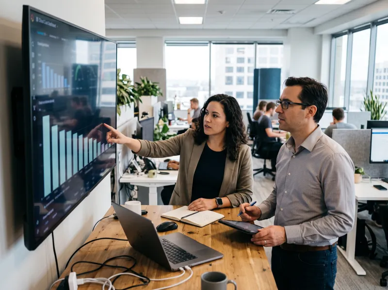 Reviewing a cloud cost dashboard